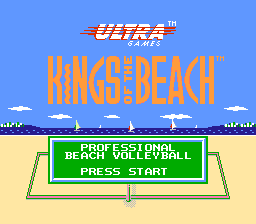 Kings of the Beach title screenshot